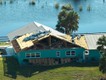 Von Hurrikan Ian stark zerstörtes Haus in Florida