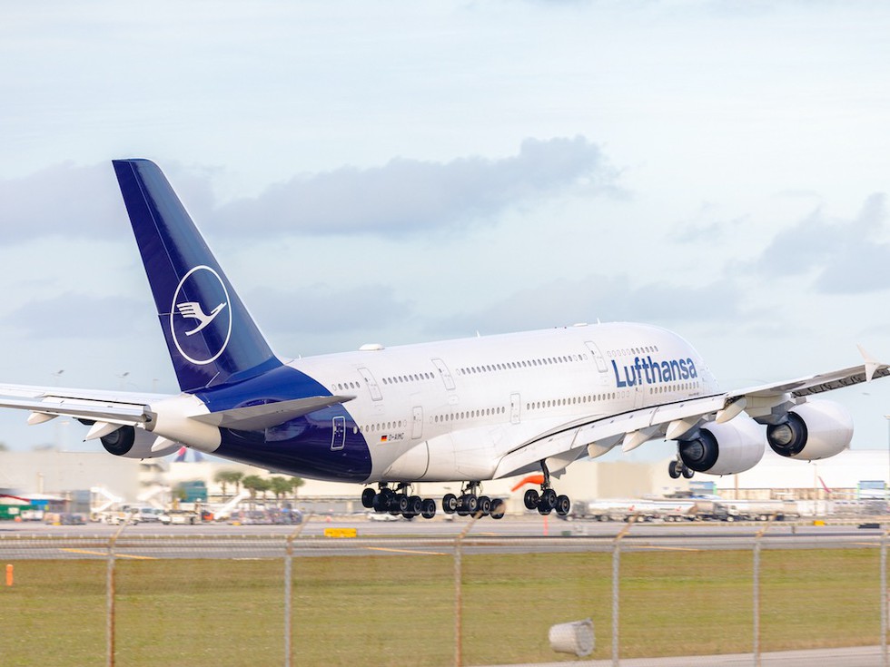 Lufthansa-Airbus, Miami